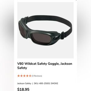 Wildcat safety goggle firefighting